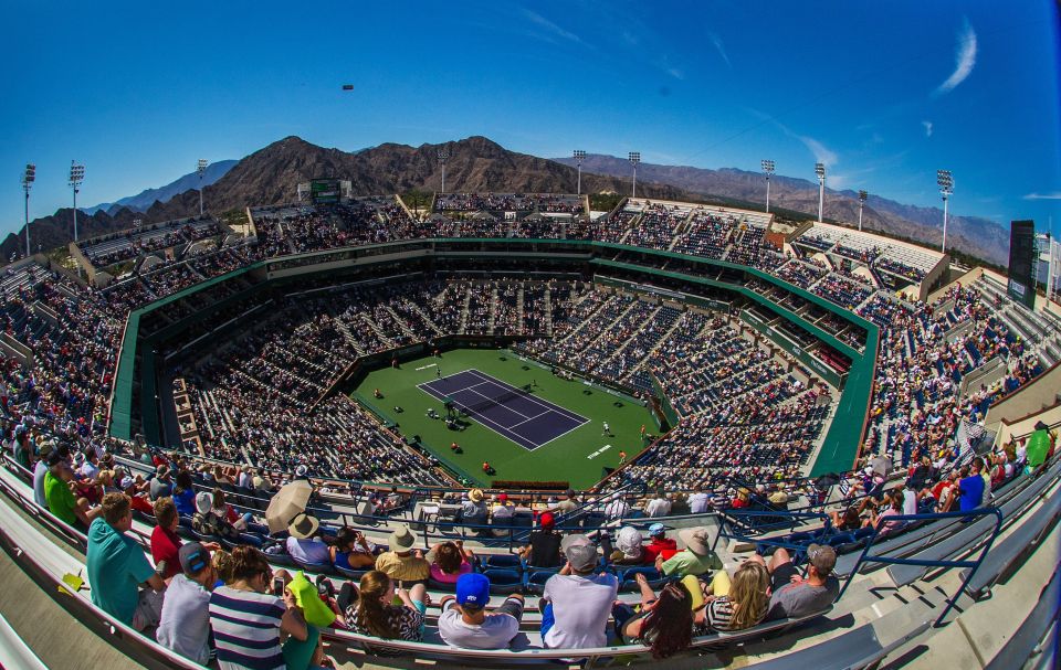 Indian Wells offers one of the most scenic backdrops in tennis