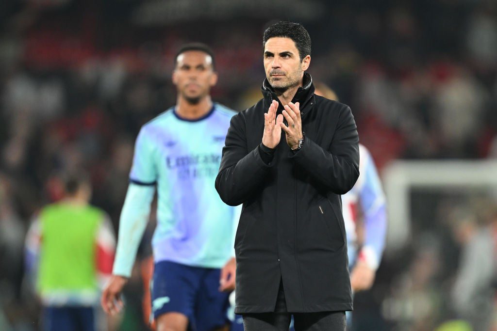 Mikel Arteta’s side are now 15 points behind leaders Liverpool