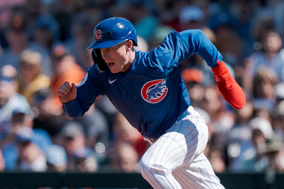 With 99th-percentile Dash Pace, Pete Crow-Armstrong is already an Best base-stealer. (Matt Dirksen/Chicago Cubs/Getty Images)