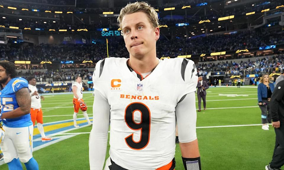 <span>Joe Burrow has been vocal about the Bengals’ need to spend smartly. </span><span>Photograph: Kirby Lee/USA Today Sports</span>