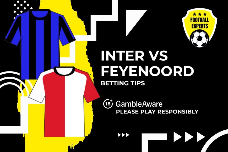 Inter vs Feyenoord betting tips. 18+ GambleAware.org – Please Move responsibly.