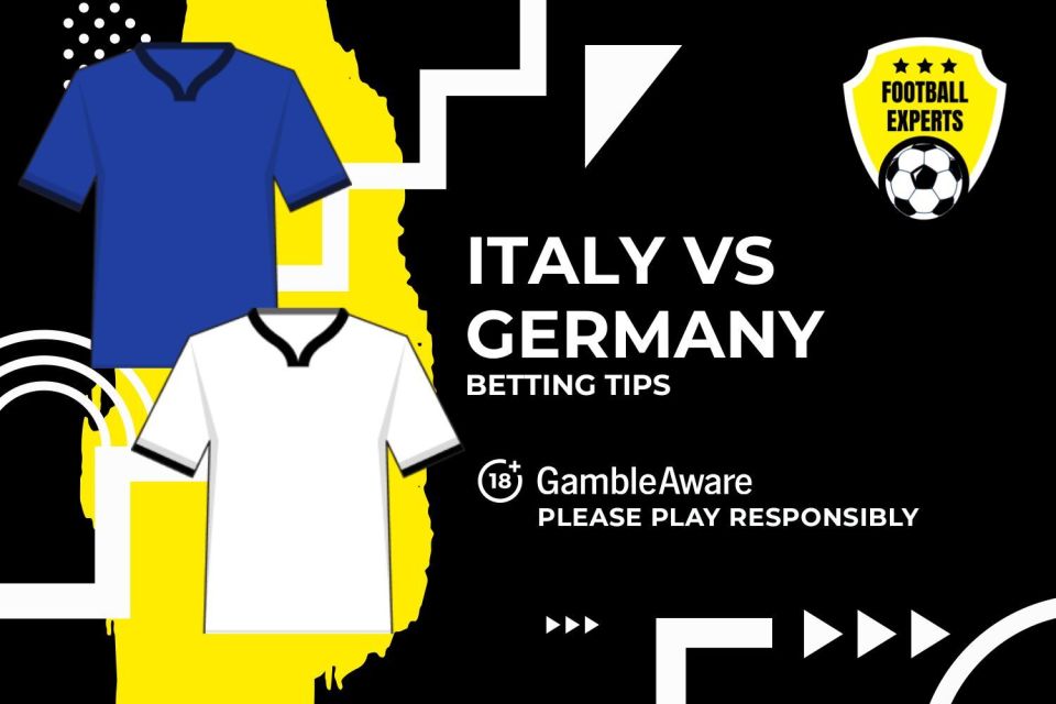 Italy vs Germany betting tips. 18+ GambleAware.org – Please Relocate responsibly.