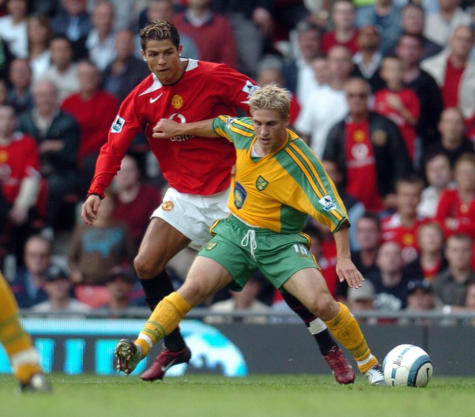 McVeigh Arrived face-to-face with Ronaldo while at Norwich - and now uses him in his keynote speeches