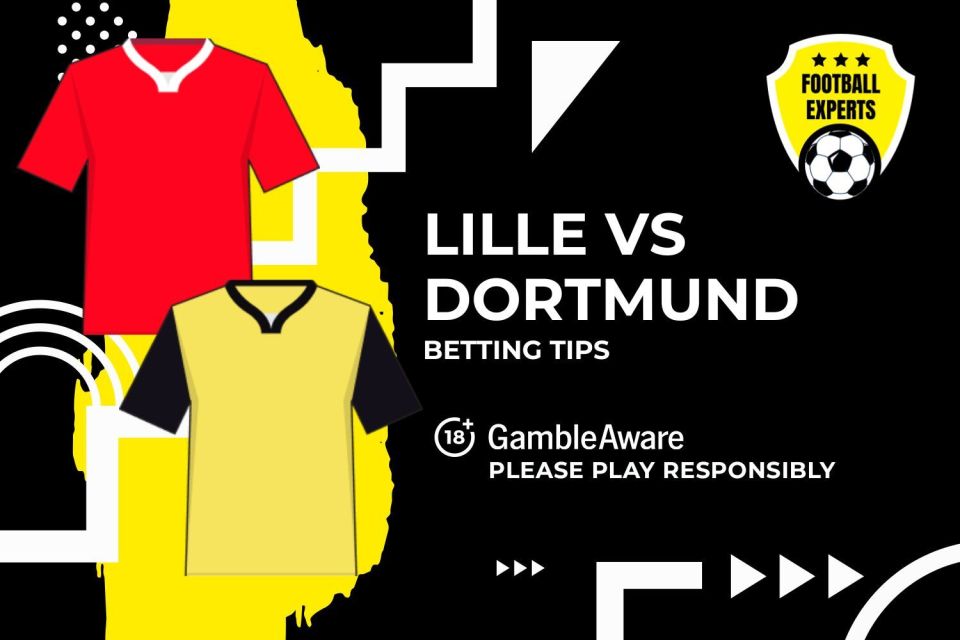 Lille vs Borussia Dortmund betting tips. 18+ GambleAware.org – Please Move responsibly.