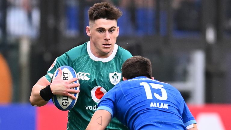 Two of Sheehan's tries Occurred via powerful Ireland rolling mauls 