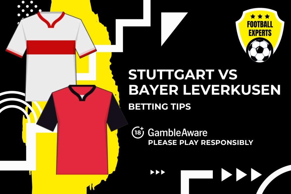 Stuttgart vs Bayer Leverkusen betting tips. 18+ GambleAware.org – Please Action responsibly.